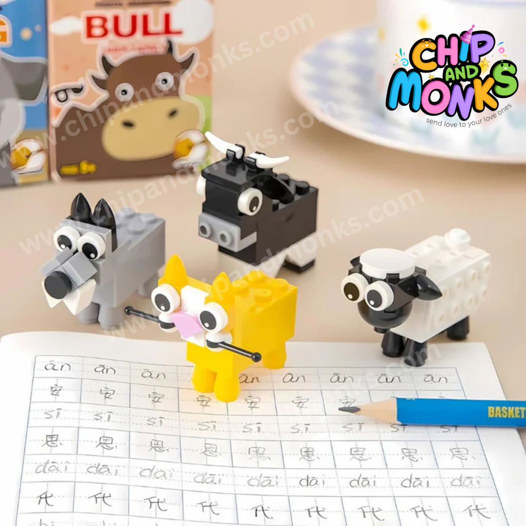 Sharp, Fun, and Adorable – DIY Lego Animal Pencil Sharpeners for Young Builders!