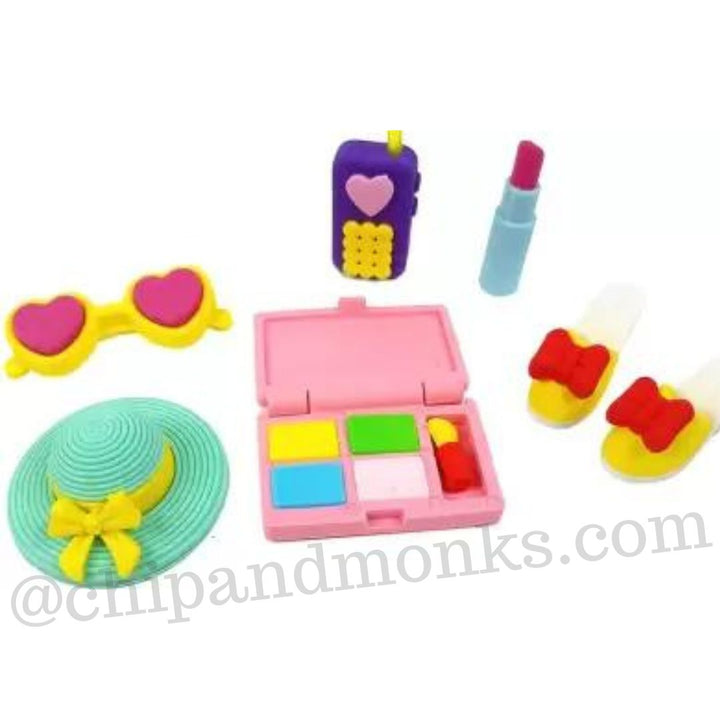 Makeup Themed eraser set