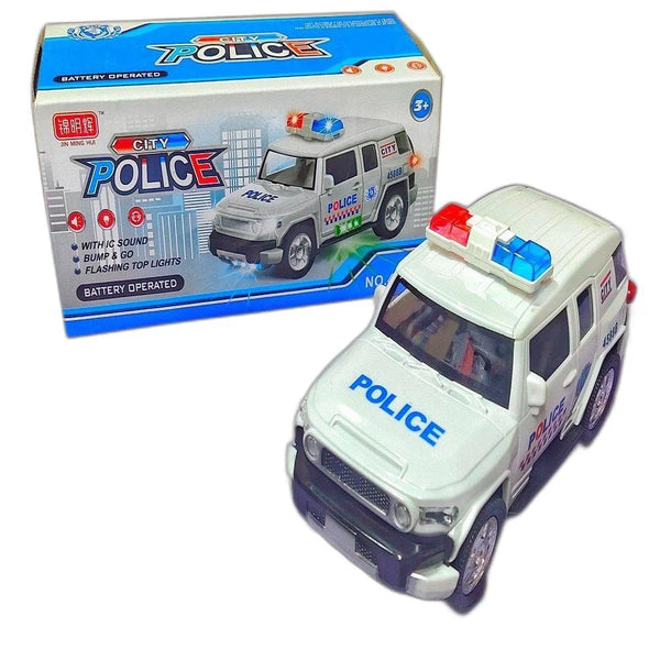 Police Jeep Toy for Kids – Friction Power Police Jeep Toy Car for Kids