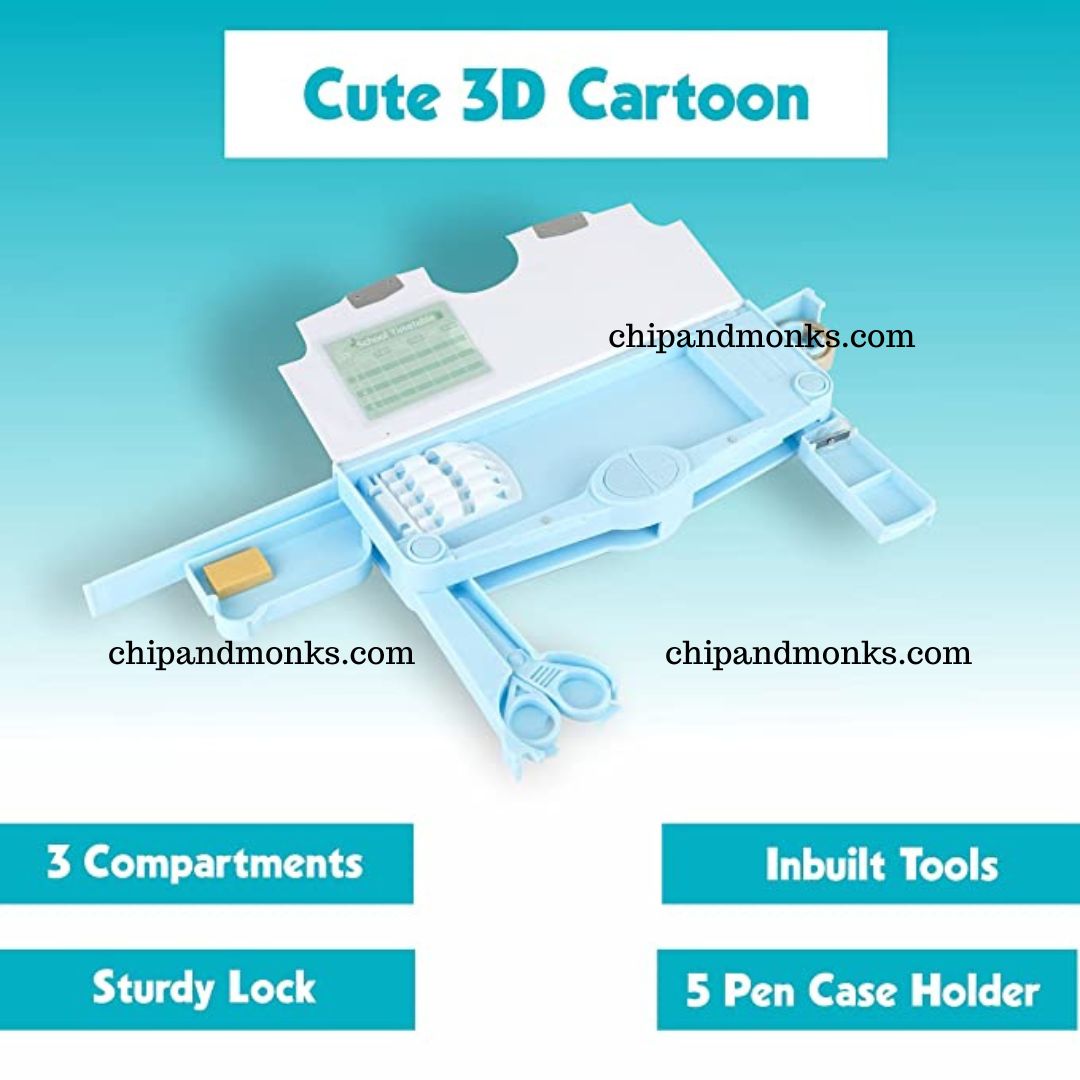 Multi Functional Space Themed Pencil Box for Kids