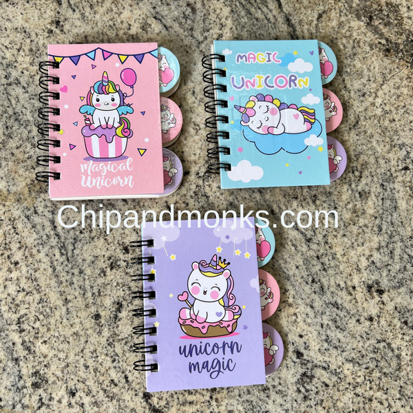 Unicorn Spiral Diary A6