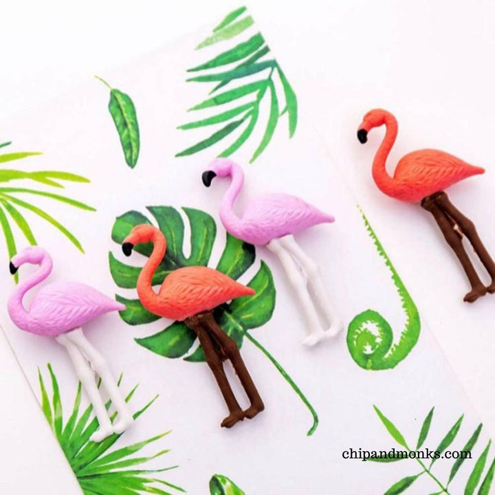 Cute Flamingo shaped erasers