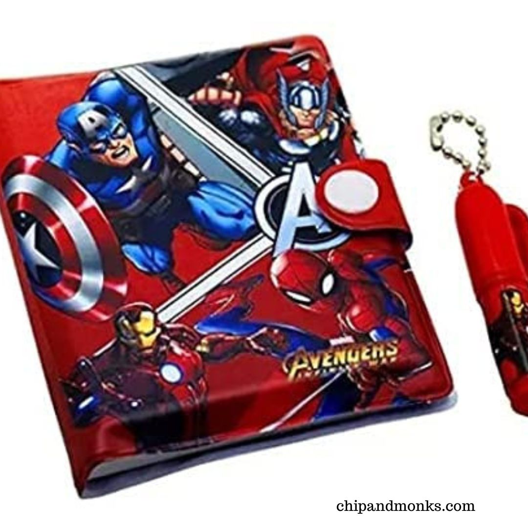 Small Pocket Diary with Small Pen for Kids Stationery